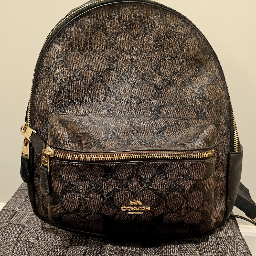 Coach Brown Backpack